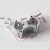 Stage Light Clamp Aluminum 15kg Capacity Hanging Hook for 18-21mm Tube/Pipe Bar