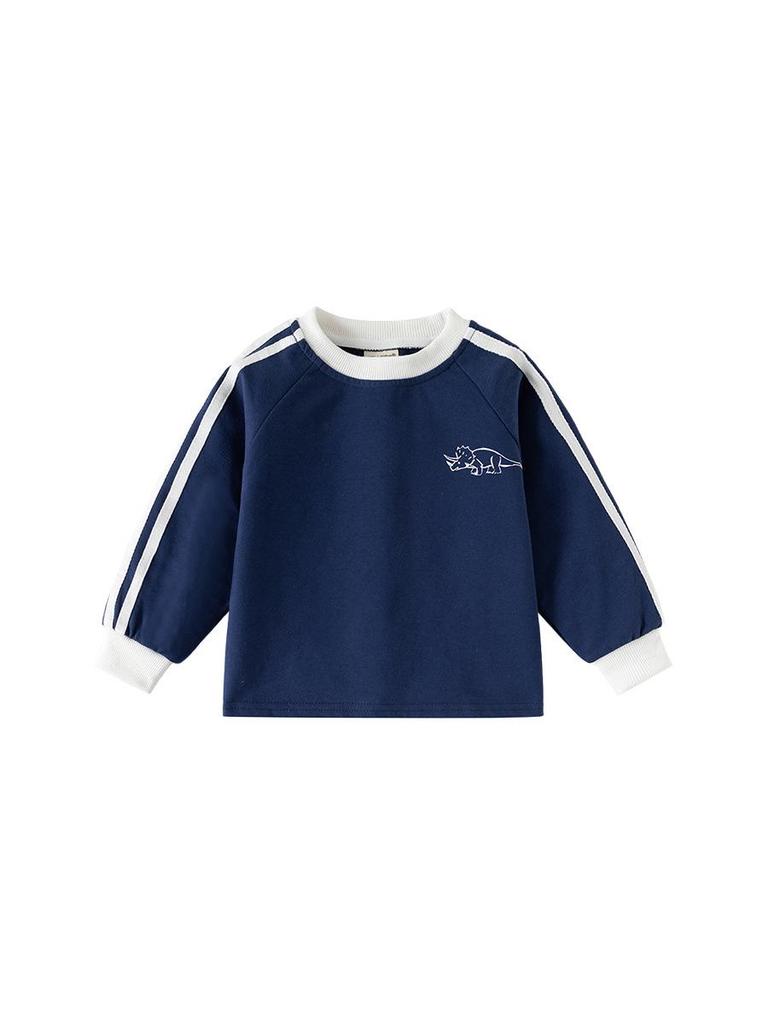 Boys' Dinosaur Long Sleeve T-Shirt - Soft, Casual Spring/Autumn Top