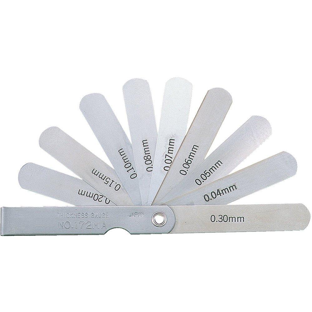 

TRUSCO Thickness Width Length Range T100MZ Gauge, 12.7, 100, 0.03-1.00,