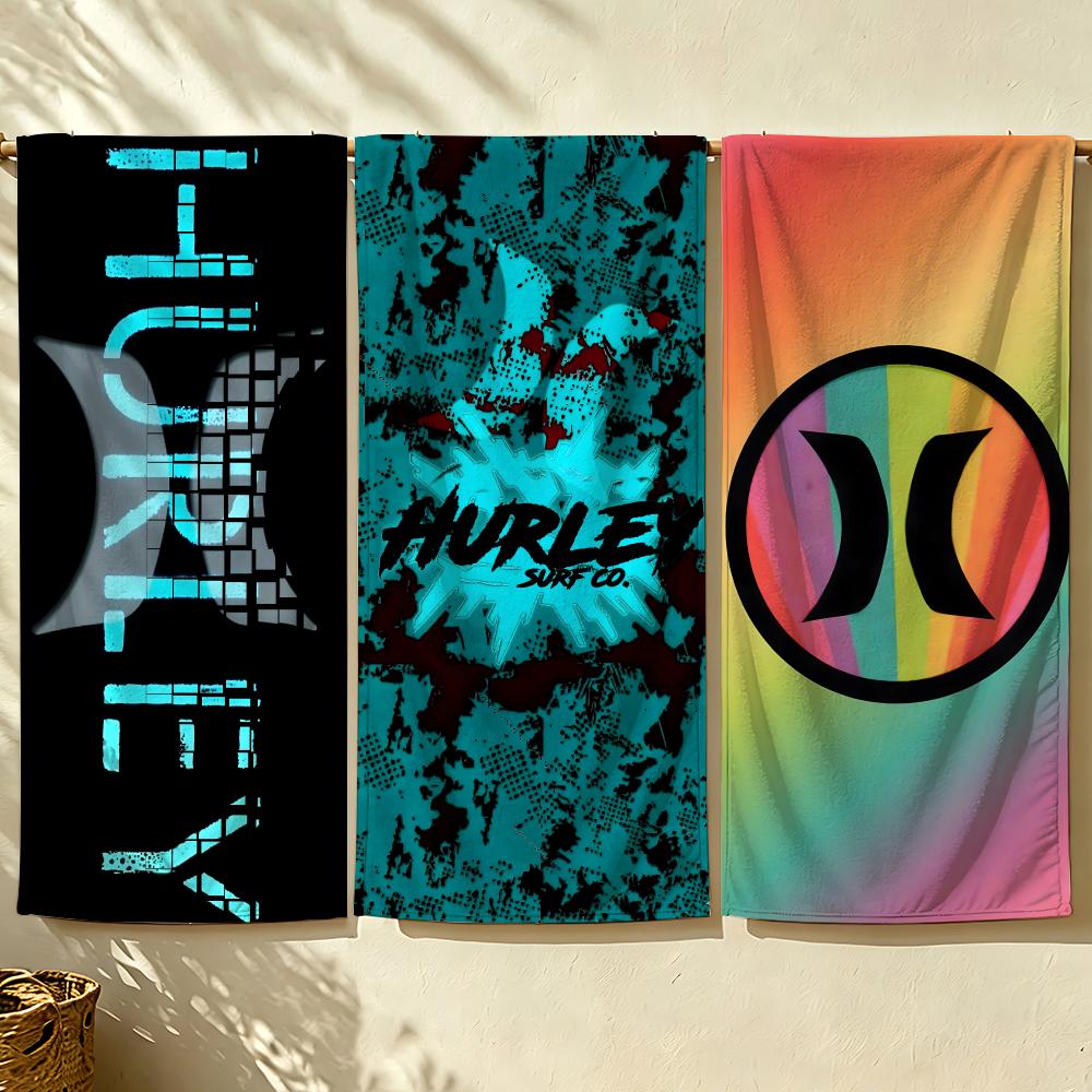 Marke H-Hurley Handtuch Strandtuch, schnell trocknendes saugfähiges Badetuch für Schwimmen, Fitnessstudio, Camping, Outdoor