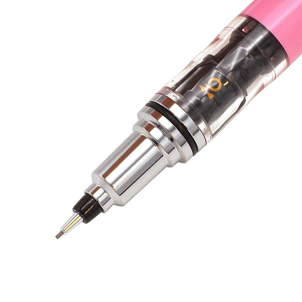 Mitsubishi Pencil Limited Edition Kurutoga Advance Mechanical Writes Beautiful M55591P Pencil, 0.5mm [MN Pink], Letters,