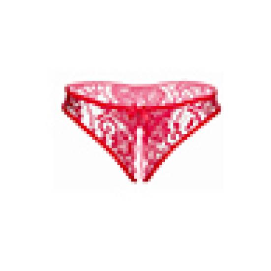 Sexy ženy, krajkové, měkké, rozkrokové kalhotky G-string spodní prádlo dárek