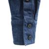 Celine Long Sleeve Two-tone Color Denim Shirt 36 Light Blue Women Used