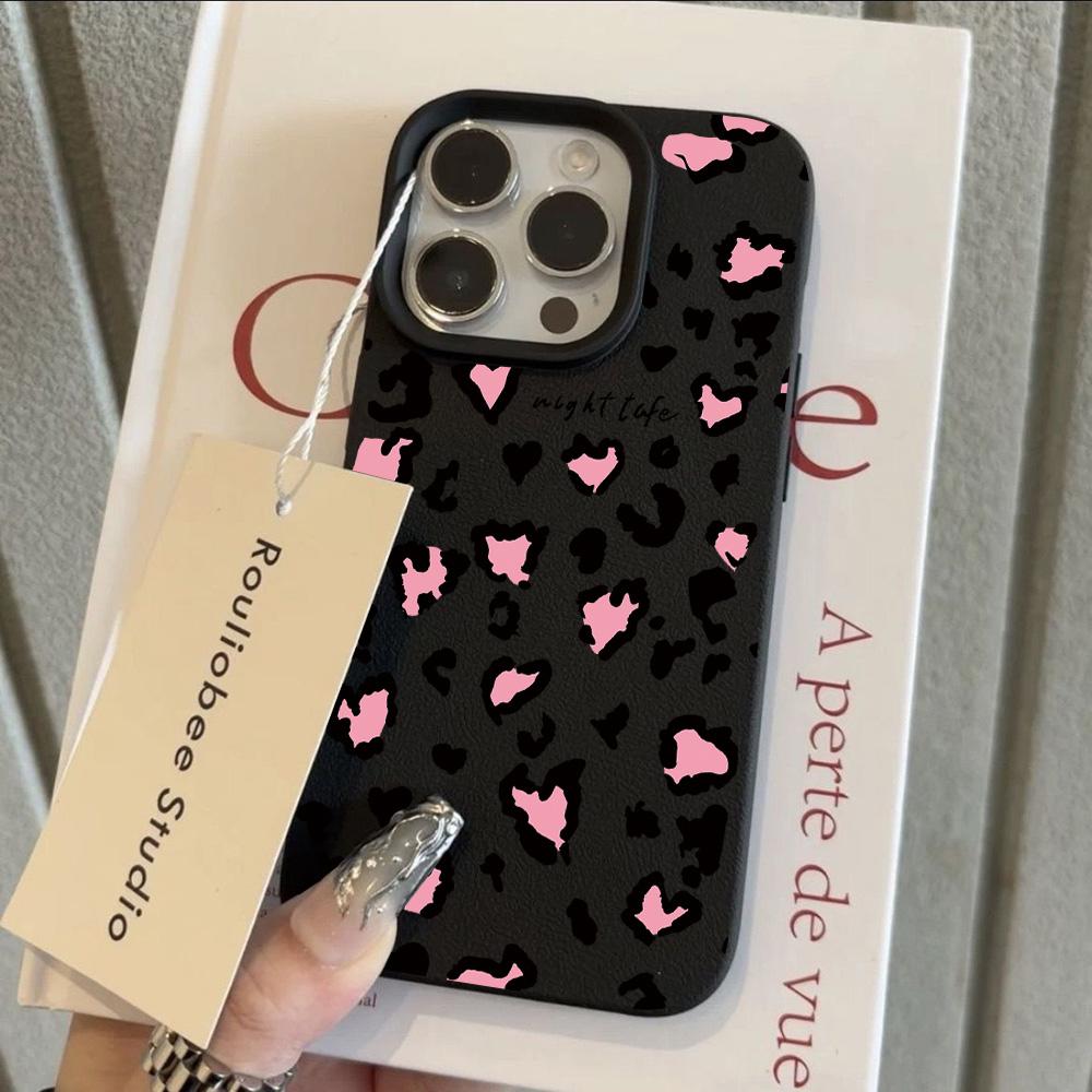 HOT Luxury Leopard Print Cool Lichee Leather Pattern Phone Case For Redmi A5 A3 A1 14C 13 12 12C 10 9 9A 9T 9C 8 K60 Ultra