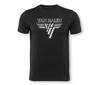 Van Halen white logo Black Tshirt  light breathable Polyester  gift for fans