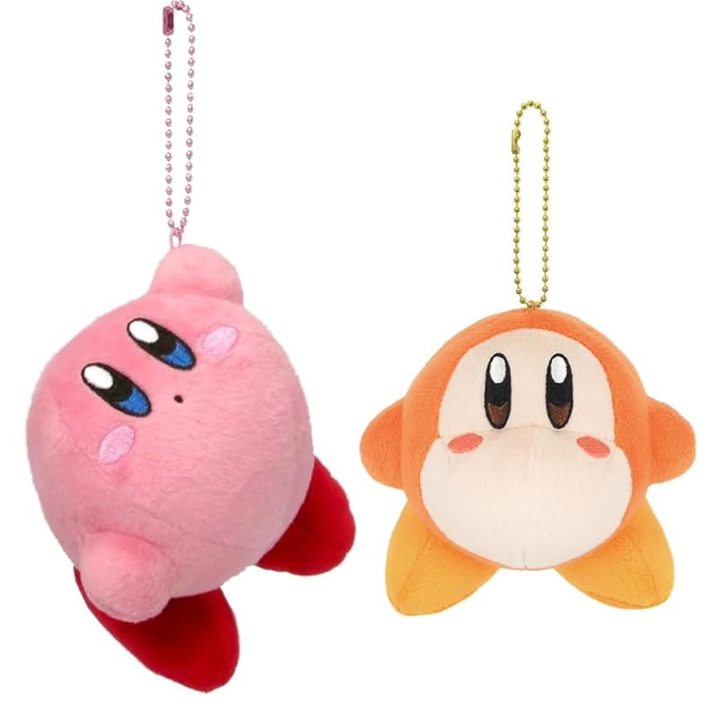 

[Sanei Trading] Sanei Boeki Kirby of the Stars + Waddle Dee 2 types set ALL STAR COLLECTION hanging (mascot) W10×D10×H7.5cm stuffed mascot