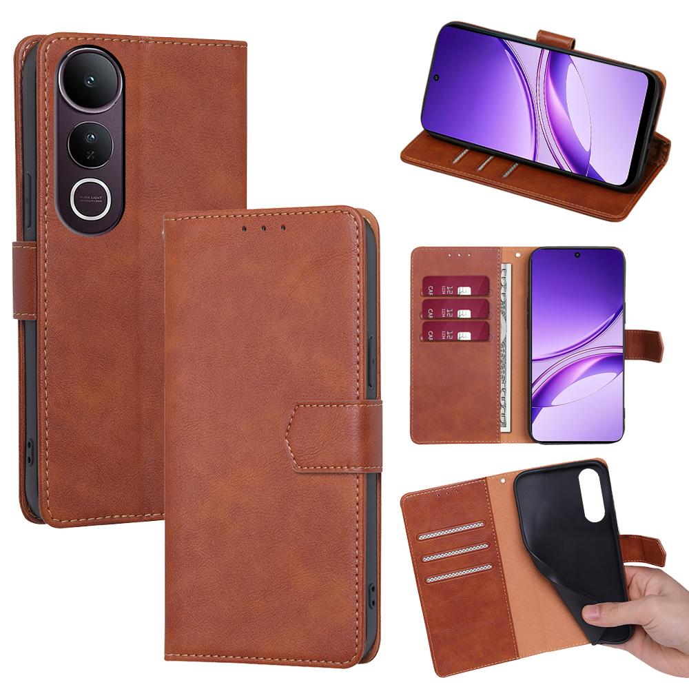 

For vivo V50 Lite 5G Case Leather Phone Cover with RFID Blocking Wallet C