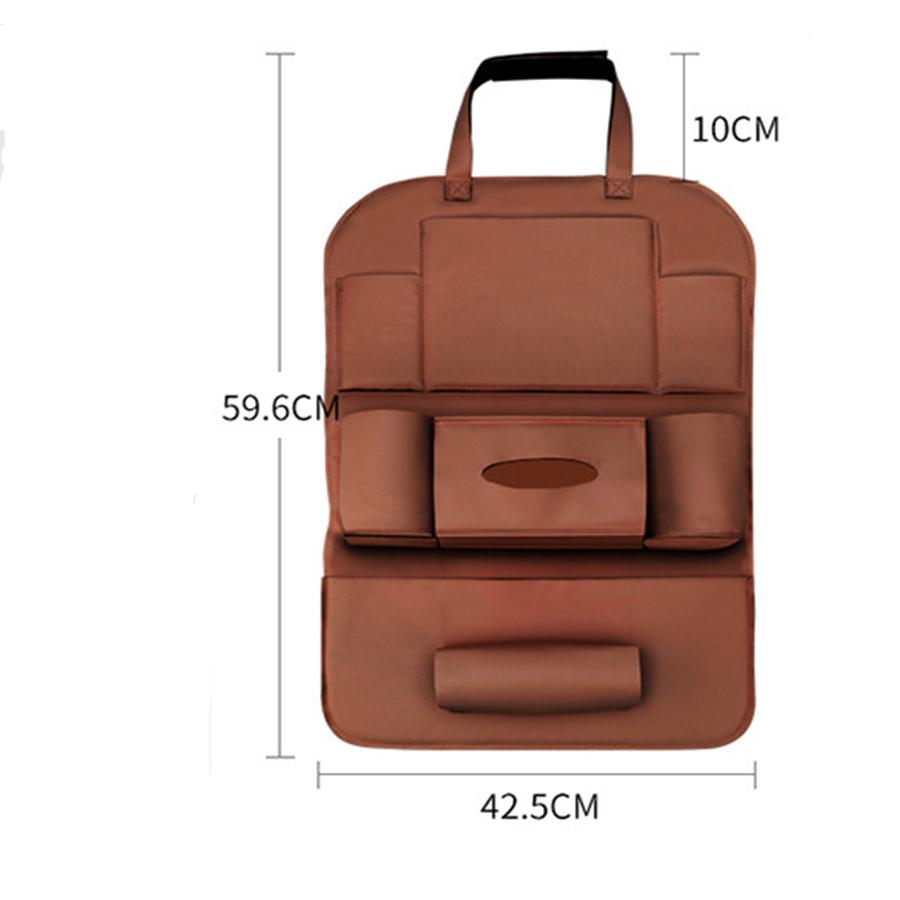 

Сумка для хранения на спинке сиденья автомобиля Подвесная сумка для хранения Сумка для салона автомобиля Многофункциональная сумка для хранения на спинке сиденья автомобиля 2 pcs бежевый