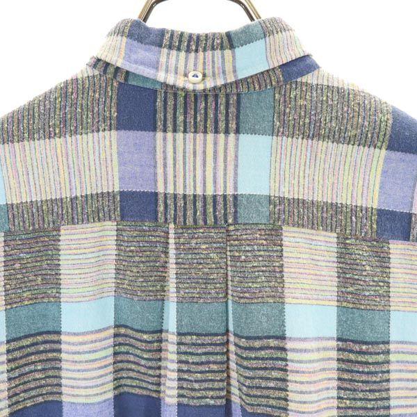 SUGAR CANE Toyo Enterprise SC21890 Check Long Sleeve Button Down Shirt M Men's Used