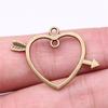 20pcs Arrow Charms Tibetan Bronze Silver Color Pendants Antique Jewelry Making DIY Handmade Craft