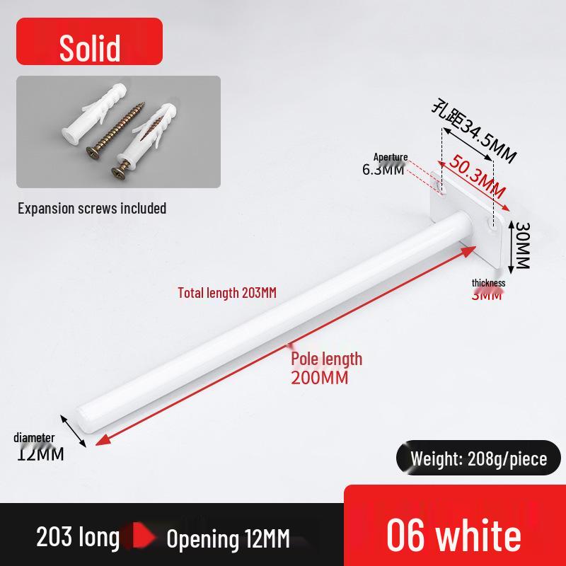 Invisible T-Shaped Shelf Brackets for Concealed Wall-Mounted Bookshelf Support