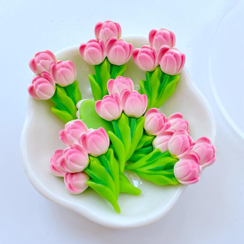 

10Pcs New Cute Mini Cherry Blossom Collection Flat Back Resin Scrapbooking DIY Jewelry Craft Decoration Accessorie