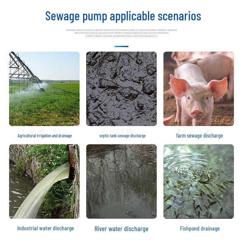220V Mini Afvalwaterpomp voor Huishoudelijke Septische Put & Modderafvoer