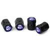 4PCS Car Styling 3D Aluminum Metal Car Wheel Tire Air Valve Caps Cover Valve Cap For VW Rline Passat M161 Tiguan GTI Golf GTD Bora B6