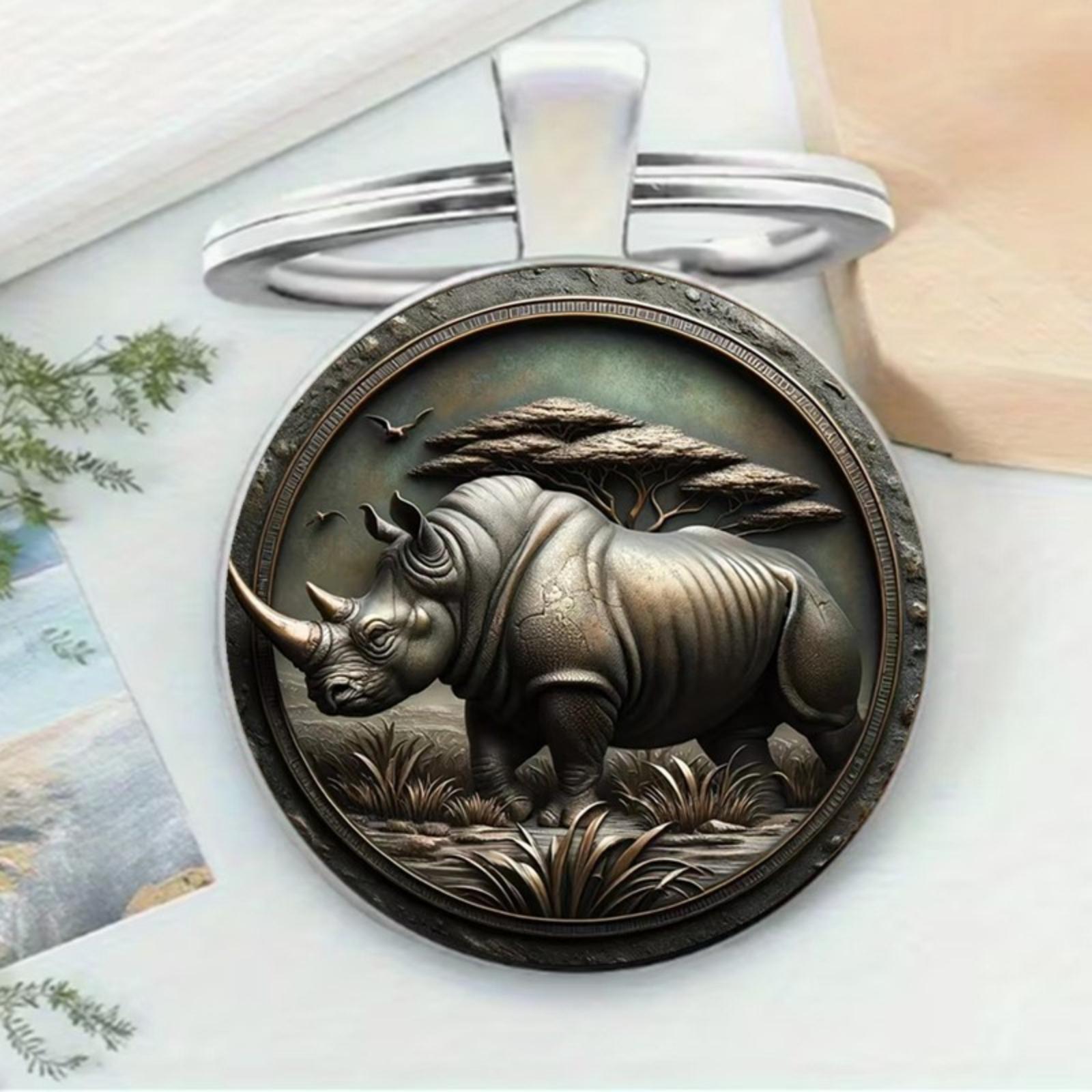 Стильный и изысканный художественный узор Круглый стеклянный брелок One Size