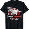 I Am Three Saurus 3 Yrs Old T-Rex for Boys 3rd Birthday Gift T-Shirt
