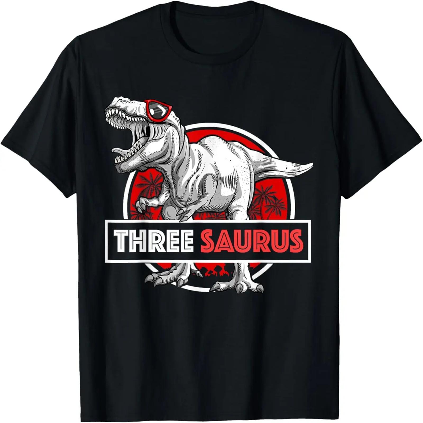 

I am Three Saurus 3 Yrs Old T-Rex for Boys 3rd Birthday Gift T-Shirt XXXXXL чёрный
