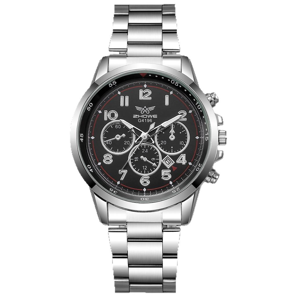 Watch Trendy Brand Casual Men'S Business Trend Three-Eye Decorative Quartz Watch