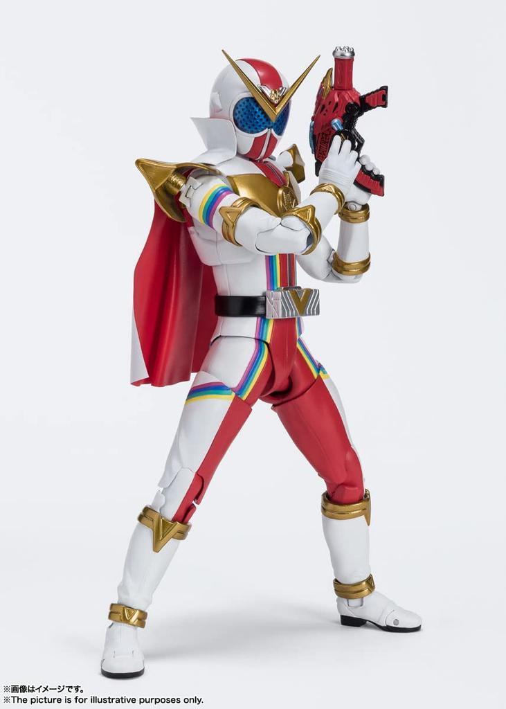 TAMASHII NATIONS Kikai Sentai Zenkaiger Zenkaiser pohyblivá malovaná figurka o velikosti přibližně 145 mm, SHFiguarts PVC/ABS
