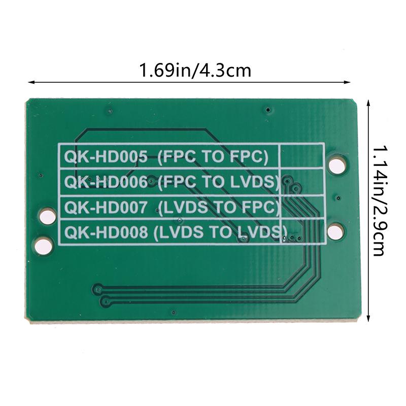 Lcd Screen Replacement Lcd Screen Signal Adapter Board Qk0801A 0802A 0802B Cable Connector Adapter Board Repair Accessories