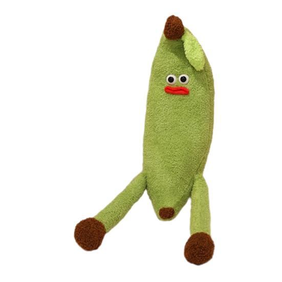 

Плюшевая подушка Банан Мягкая набивная игрушка Фрукт Желтый Зеленый цвет Форма фрукта Подушка для сна Банан Домашний декор 90 cm зелёный