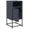Nightstands 2 pcs Anthracite 36 x 39 x 78 cm Steel