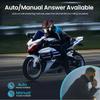 X-11 Easy-Control Motorcycle Bluetooth Headset with One-Touch Voice Assistant, 50H Battery, Waterproof Design for All Helmets