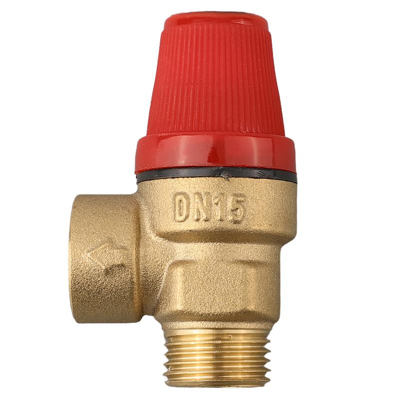 Quick and Easy Installation of Brass Safety Valve Drain Relief Switch for Solar Water Heater Inner & Outer Wire