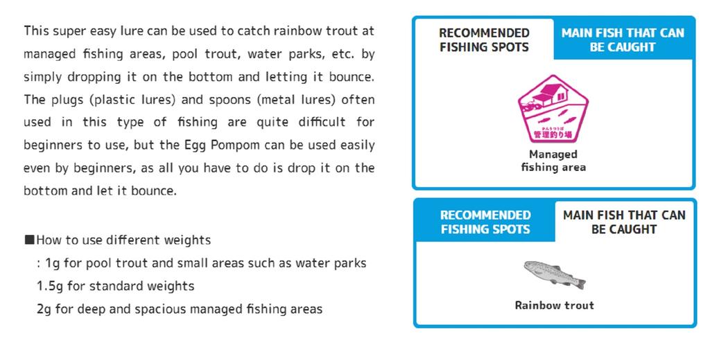 Jackall Timon Egg Pompon 1 Gram Sinking Lure Pink (5028)