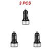 2~5PCS Auto Vehicle Car Dual USB Car Charger QC 3.0 Fast Charging Adapter Cigarette Lighter LED Voltmeter For All Mobile Phone
