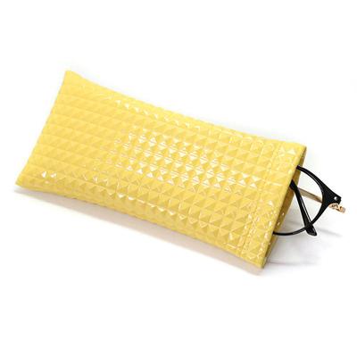 1PC Candy Color PU Sunglasses Bag For Women Men Glasses Case Wallet Storege Cases Portable Waterproof Glasses Storege Bags