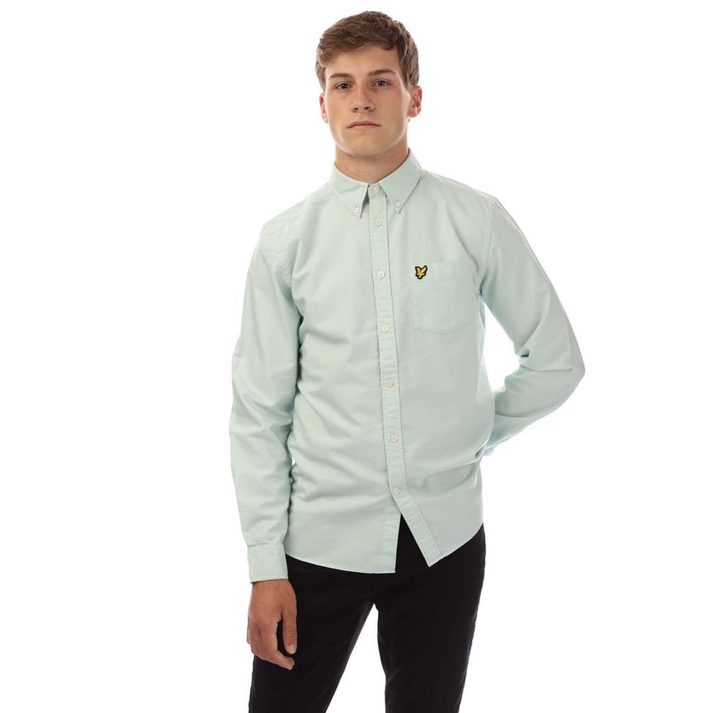 Lyle & Scott Mens Plain Oxford Shirt