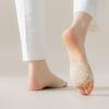 Socks Elasticity Cotton Mesh Half Palm Insoles Foot Care Five Finger Socks Toe Separator Socks