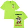 Hot Sale 2025 Eat Pasta Run Fasta Fashion Design Print Tshirt Summer Short-sleeved Loose Simple T-shirt Man Woman  T-shirt