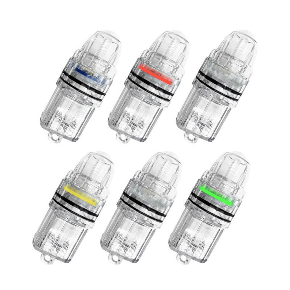 LED Underwater Flash Lure Lamp Attracting Fish Fishing Lure Boat Fishing Clip