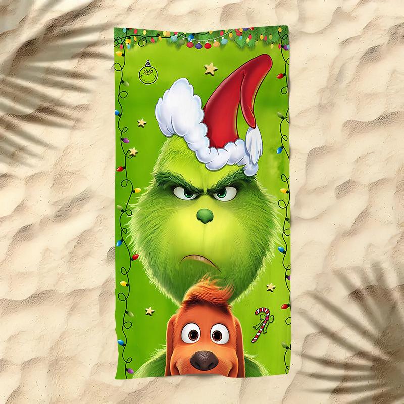 Green Legend Beach Towel Printed Green Beach Bath Towel