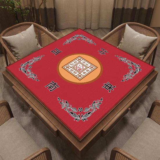 Mahjong Table Mat Poker Domino Mahjong Tile Card Board Game Anti-slip
