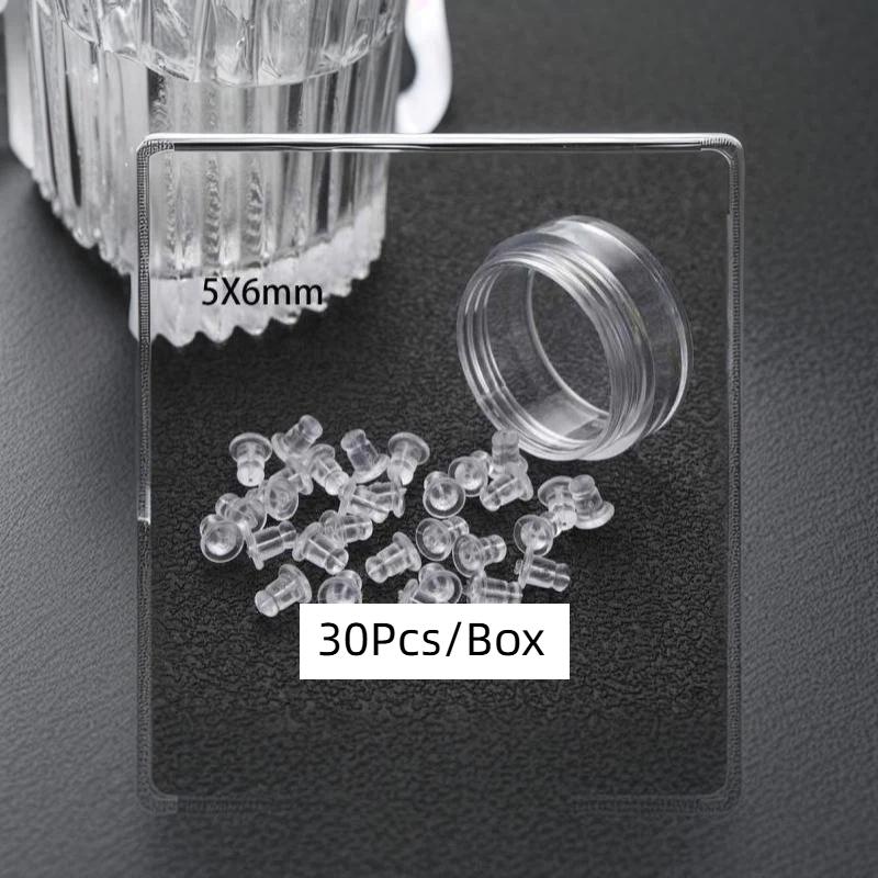 Eco-friendly Soft Silicone Earring Back Stoppers 200-2000Pcs Non-toxic for Stud Earrings DIY Jewelry Making