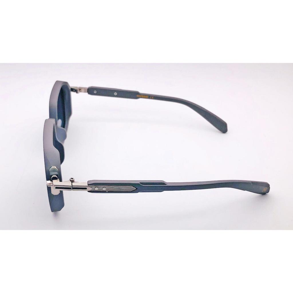 RSINC Unisex Designer Sunglasses UV Protection Square Transprent Grey KH-2301 B0DKTMCF9R