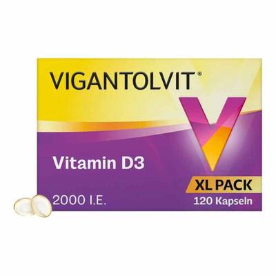 2000 I.E. 120 Vitamin D3 Soft Capsules
