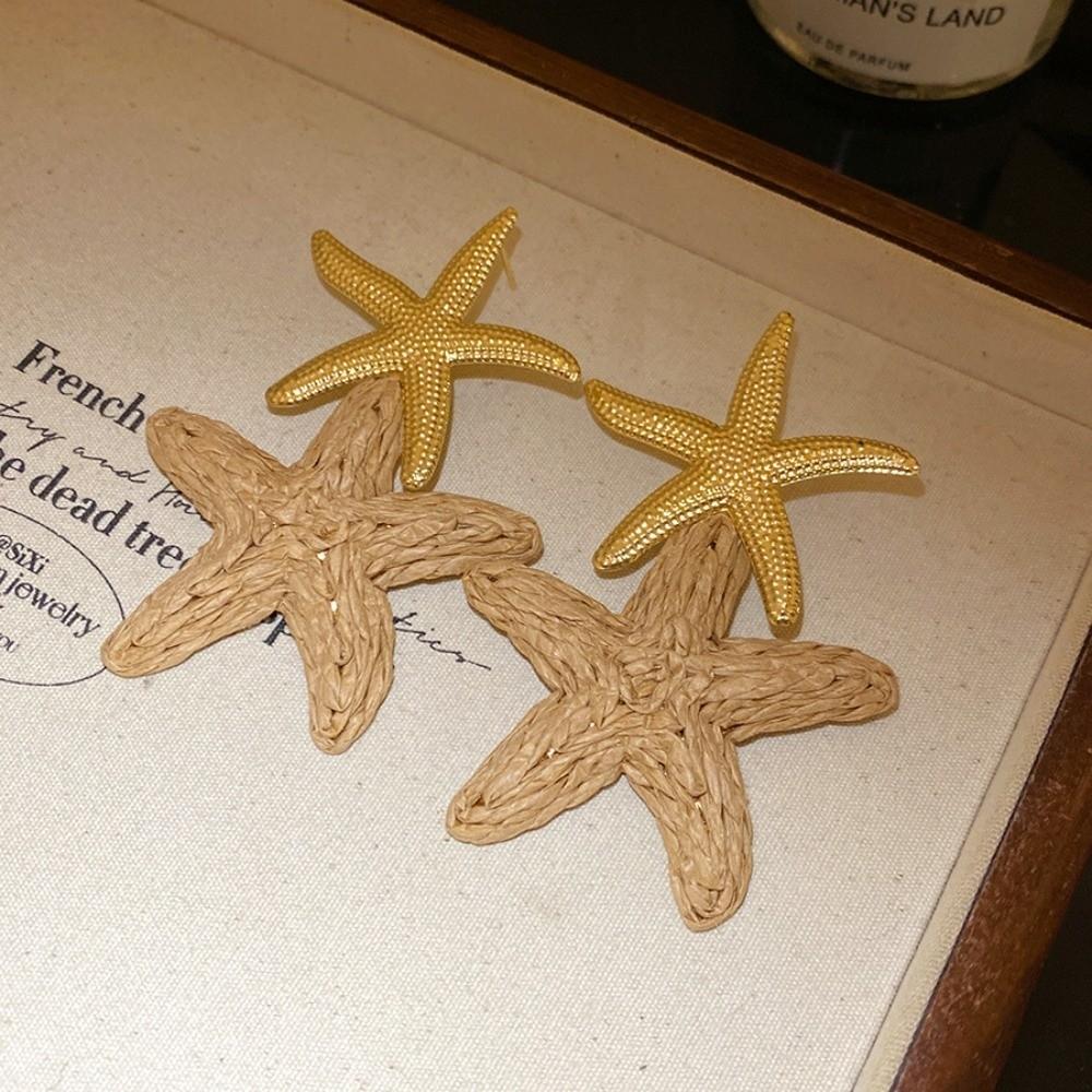 Personality Starfish Ear Pendant Elegant Star Dangle Earrings Unique Starfish Earrings Summer