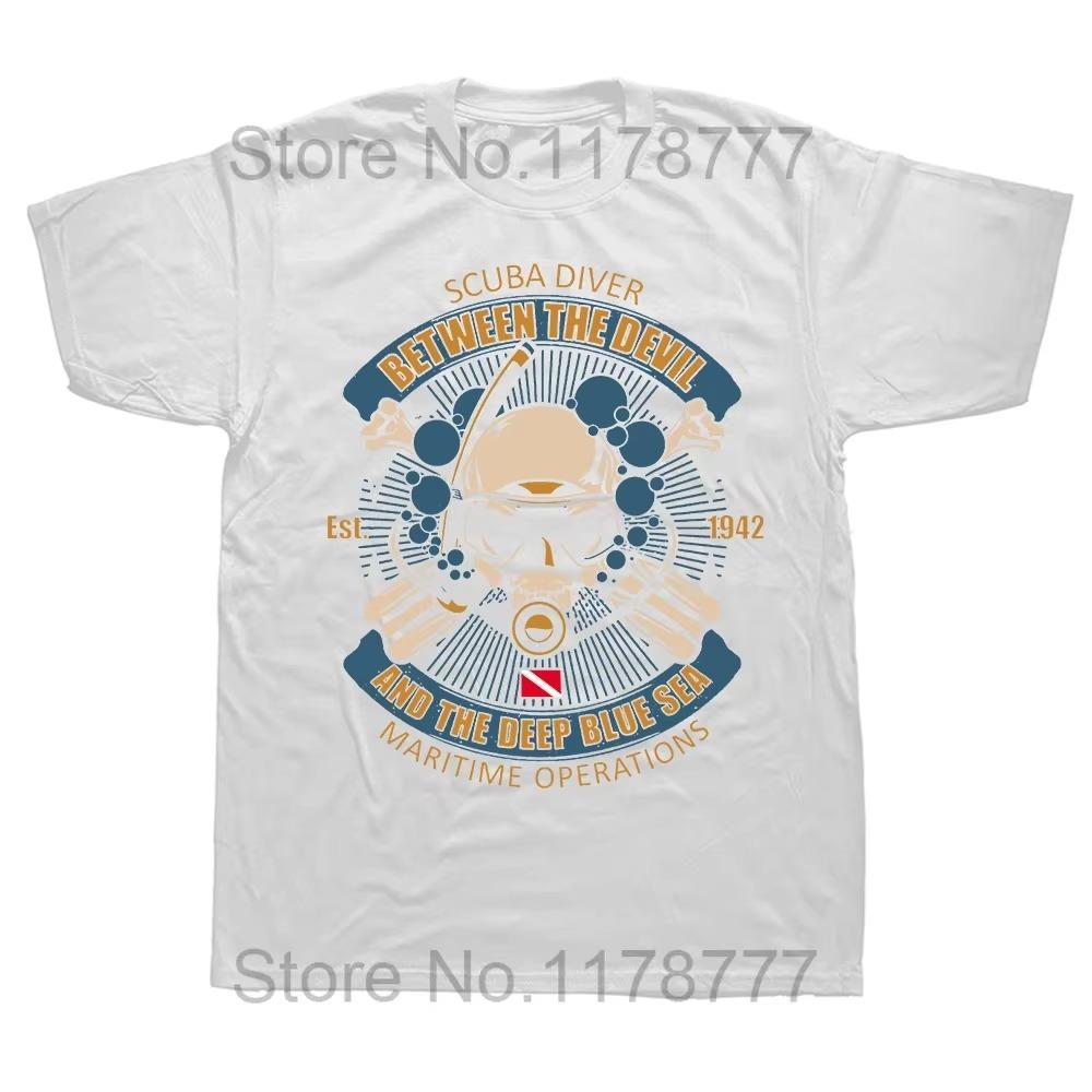 

Мужские футболки Diver Est Fashion Tee Shirt Short Sleeve Dive Scuba Diving Sports Lover T Shirt O Neck Clothing Summer S