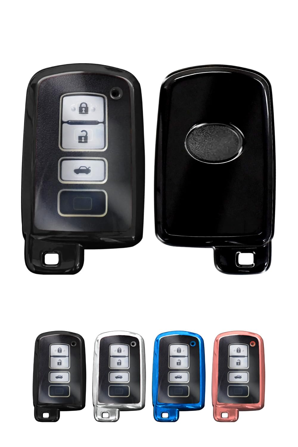 

DriveLife Smart Key Case Toyota Key Case Key Case Key Chain 1pcs, Black Toyota (TO06) чёрный