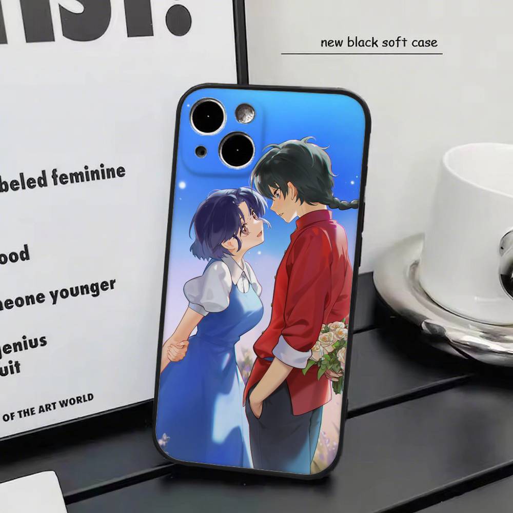 Anime R-Ranma 1 2 Phone Case Silicone Soft For IPhone 17 Air 16 15 14 13 12 11 Plus Pro Max Plus