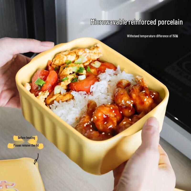 Buydeem Ceramic Piggy Lunch Box