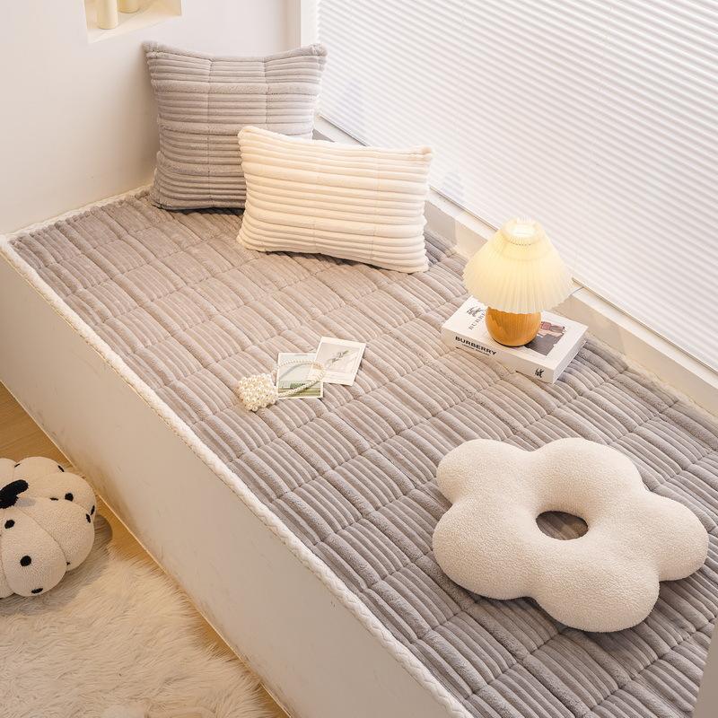 Wholesale Cream Wind Bay Window Mat, Window Sill Mat, Winter Thickened Balcony Seat Cushion  New Bay Window Transformation Artifact
