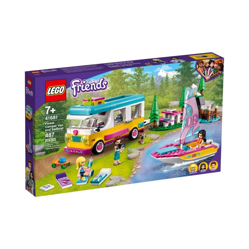 Lego Friends Forest Camper Van and Sailboat Set