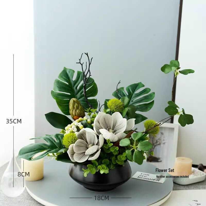 Premium Artificial Green Plants for Home Decor – Perfect for Living Room, Dining Table, TV Stand, or Entryway