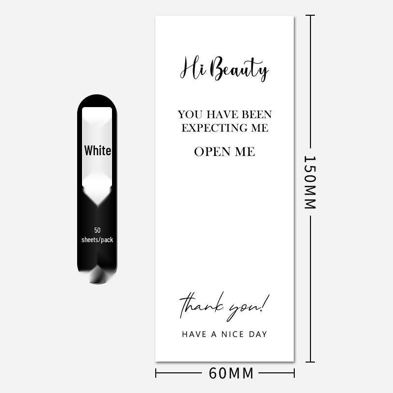 White Airplane Thank You Sealing Stickers for Gift or Cardboard Boxes