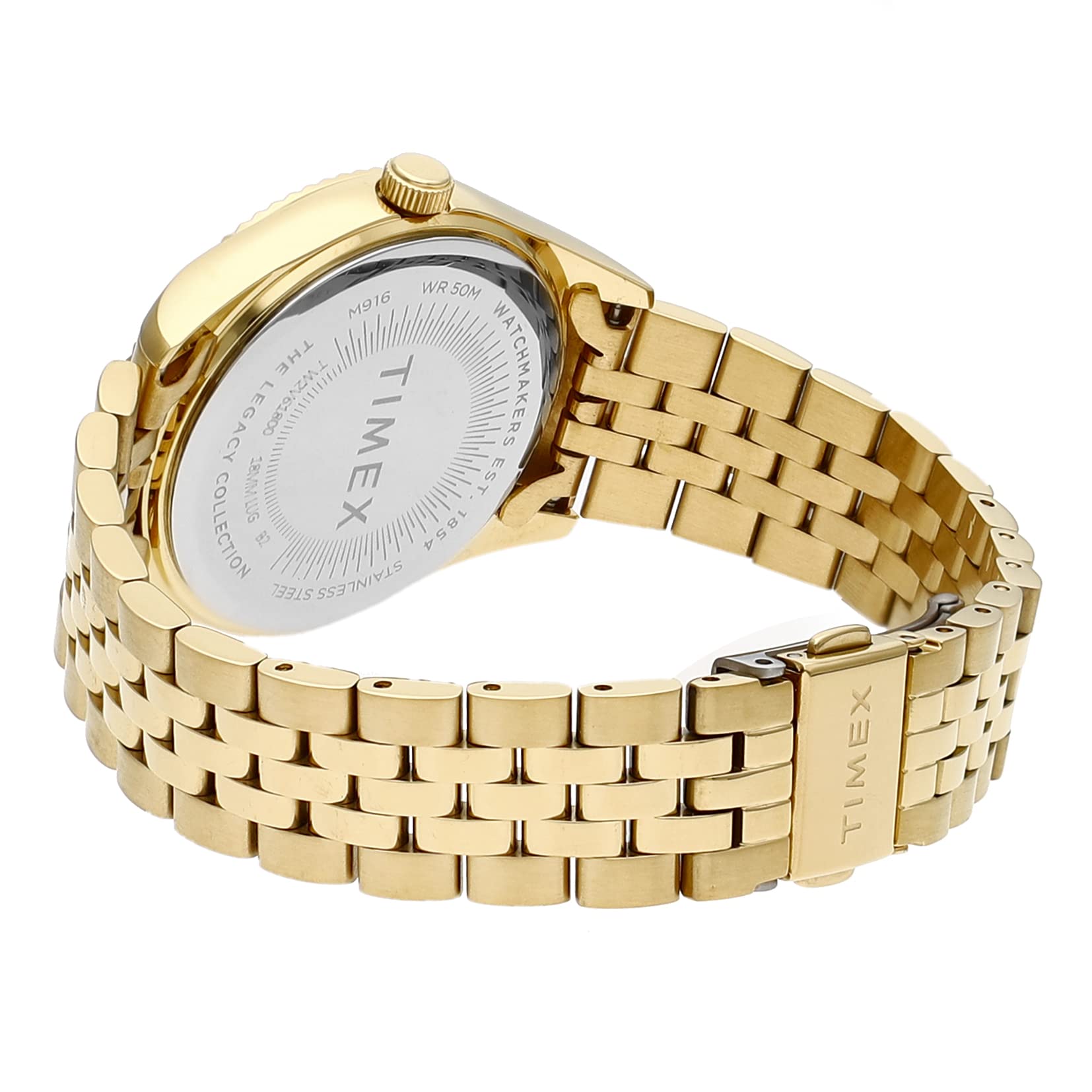 TIMEX] Watch Timex Legacy Gold Black Dial Stainless Steel Quartz  